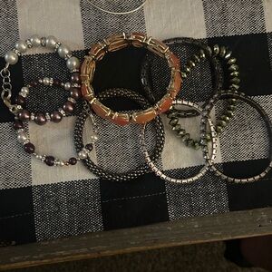 8 Elegant Multi-Color Bracelet Set